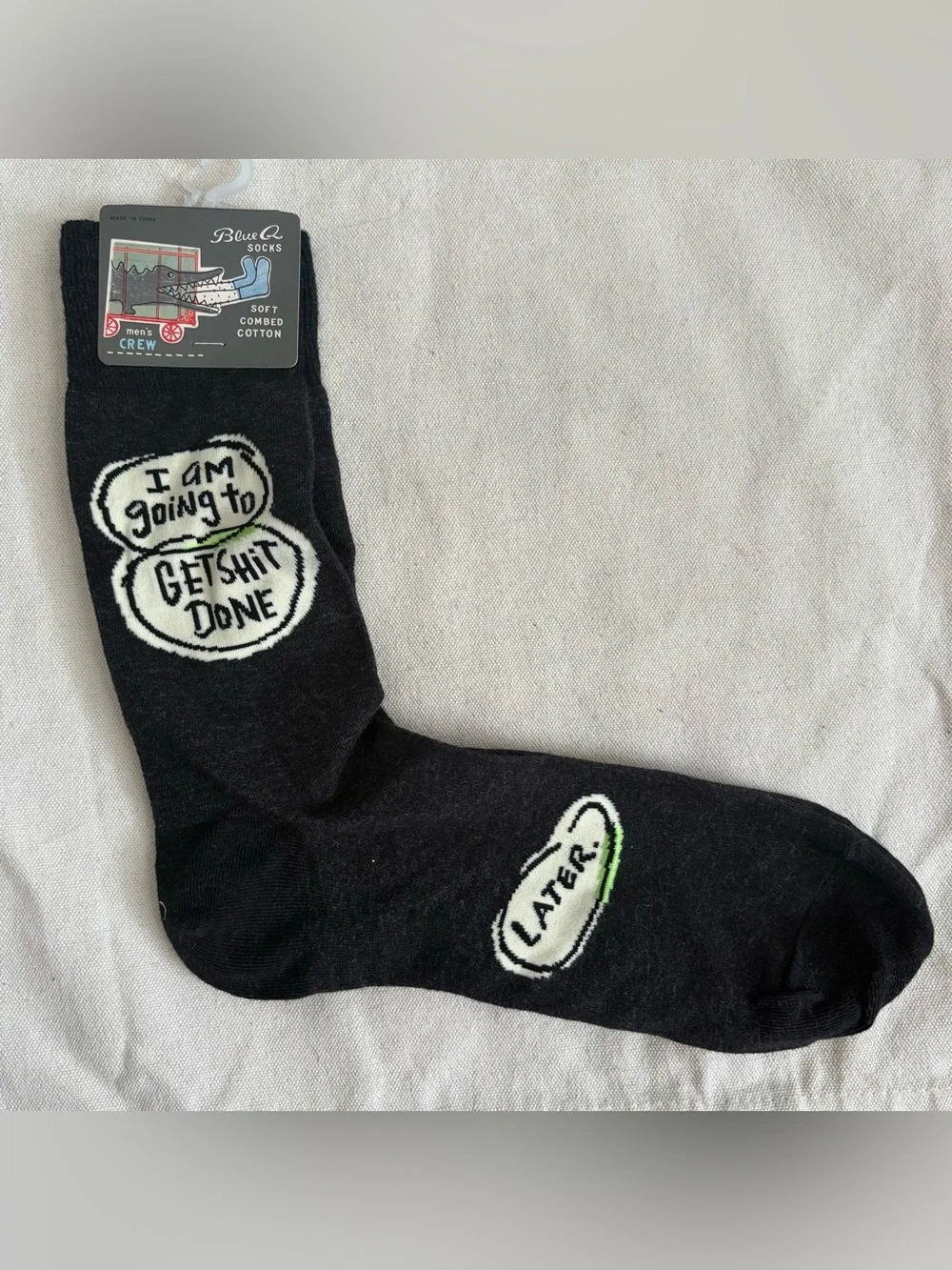 Blue Q Men's Crew Socks 